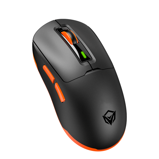 MEETION Air-GW24 Maus 62 g Leichte kabellose ergonomische Gaming-Mäuse mit drei Modi für PC-Gamer-Computer 8K DPI 6 Stimmungen PAW3104 optischer Sensor perfekt für Gamer