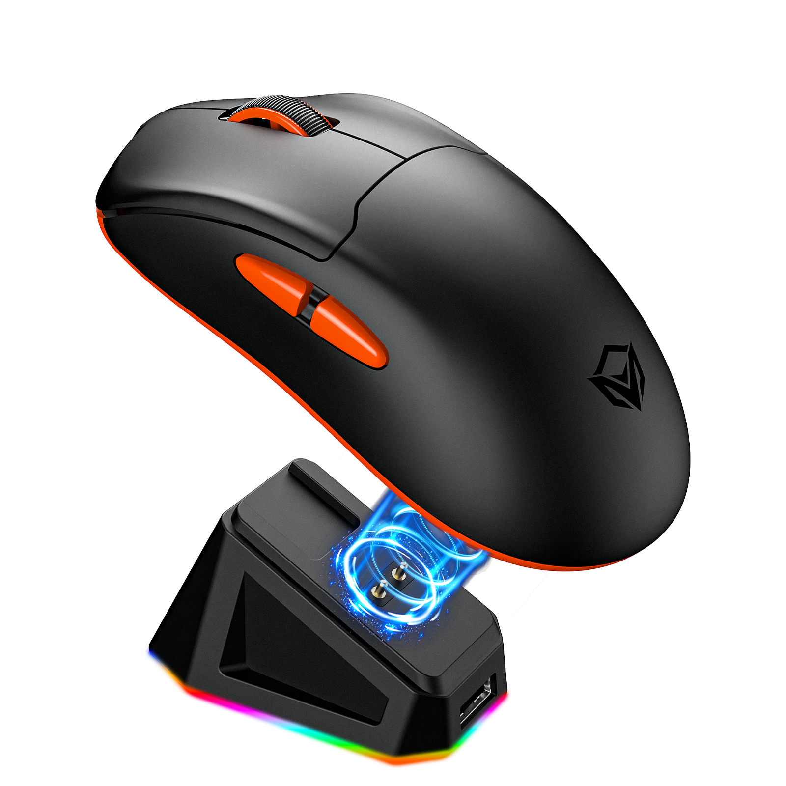 MEETION AIR- GW39 3-Mode Wireless Gaming Mouse, 49G Ultra-Light 26K DPI Mouse w/Ergonomic Natural Grip Build, Full Programmable Buttons, Software Supports DIY Keybinds & DPI