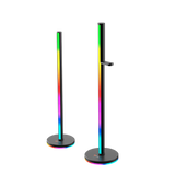 Torre de iluminación inteligente MEETION BK300 con soporte para auriculares RGB, control de barras de luz LED inteligentes, retroiluminación de TV RGB con panel táctil, soporte para auriculares de 52 cm, TV, habitación, decoración