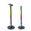 Torre de iluminación inteligente MEETION BK200 con soporte para auriculares RGB, control de barras de luz LED inteligentes, retroiluminación de TV RGB con panel táctil, soporte para auriculares de 42 cm, TV, habitación, decoración