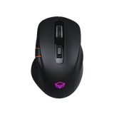 Mouse inalámbrico para juegos MEETION GW32 de 3 modos, mouse ultraliviano de 8K DPI con agarre natural ergonómico, iluminación RGB, botones totalmente programables, software compatible con combinaciones de teclas y DPI