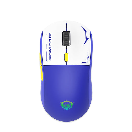 MEETION DIY Cover Customize 3 Mode Wireless Gaming Mouse BTM GW-80 , PAW 3395 Chip, 26K DPI, Ultra Lightweight, 6 Programmable Buttons, 600mAh Battery Life For PC/Mac