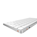 MEETION Wireless Keyboard iKey K210 for Mac, Slim Multi Device Bluetooth Rechargeable Low Profile Apple Layout Keyboard for iPad, iPhone, iMac, iOS, MacBook Air/Pro, Universal for Mac OS iPadOS, iOS