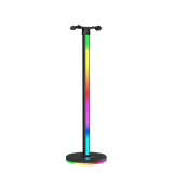 Torre de iluminación inteligente MEETION BK200 con soporte para auriculares RGB, control de barras de luz LED inteligentes, retroiluminación de TV RGB con panel táctil, soporte para auriculares de 42 cm, TV, habitación, decoración