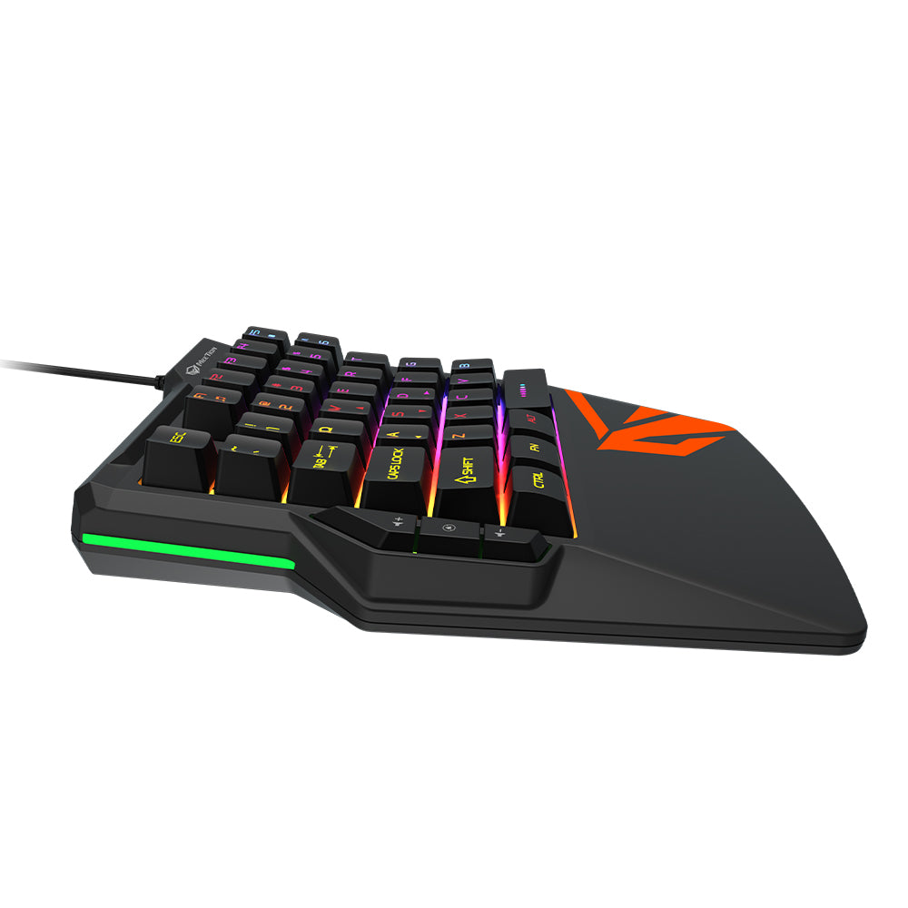 MEETION Ultimate 4-in-1-Konsolen-Gaming-Kit – CO015 | Pro-Level-Gaming-Setup RGB-Hintergrundbeleuchtung, 6400 DPI ergonomische Tastenkappen, Regenbogen-Hintergrundbeleuchtung für P3 / P4 / N-Switch / X-ONE / X-360