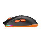 MEETION Air-GW24 Mouse 62g Ratón inalámbrico ligero de tres modos ergonómico para juegos para PC Gamer Computer 8K DPI 6 Mood PAW3104 Sensor óptico perfecto para jugadores