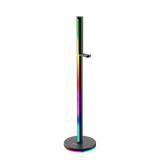 MEETION BK300 Smart Lighting Tower mit RGB-Kopfhörerständer, Steuerung intelligenter LED-Lichtleisten, RGB-Ambiente-TV-Hintergrundbeleuchtung mit Touchpad, 52 cm Kopfhörerständer, Fernseher, Zimmer, Dekoration