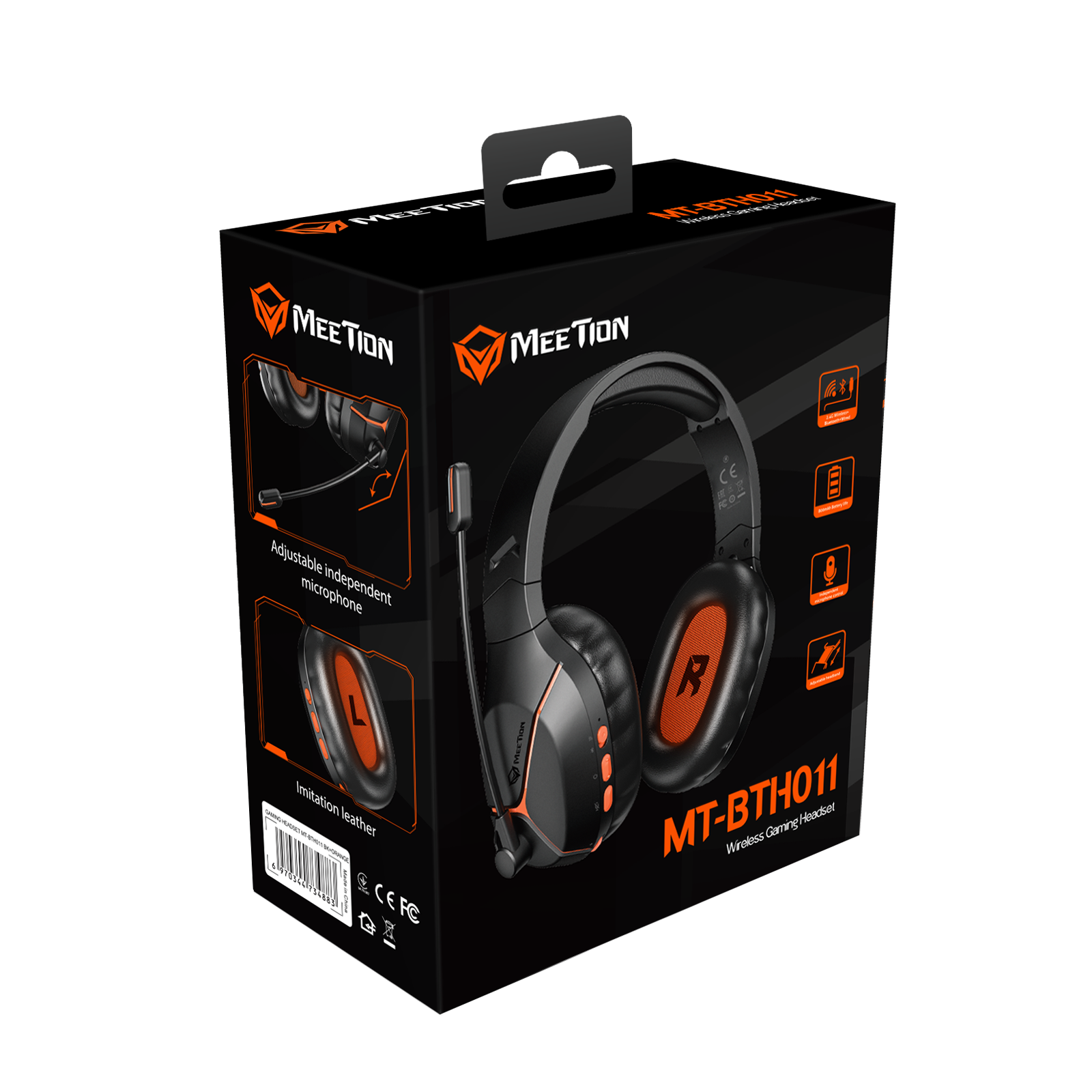 Tri-Mode Wireless Gaming-Headset BTH011 für PS5, PS4 Fortnite &amp; Call of Duty/FPS-Gamer, PC, Nintendo Switch, Bluetooth 5.3 Gaming-Kopfhörer mit drehbarem Mikrofon mit Geräuschunterdrückung, Stereo-Sound, bis zu 25 Stunden Akkulaufzeit 