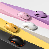 MEETION Air-GW24 Mouse 62g Ratón inalámbrico ligero de tres modos ergonómico para juegos para PC Gamer Computer 8K DPI 6 Mood PAW3104 Sensor óptico perfecto para jugadores