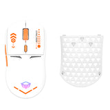 MEETION DIY Cover Customize 3 Mode Wireless Gaming Mouse BTM GW-80 , PAW 3395 Chip, 26K DPI, Ultra Lightweight, 6 Programmable Buttons, 600mAh Battery Life For PC/Mac