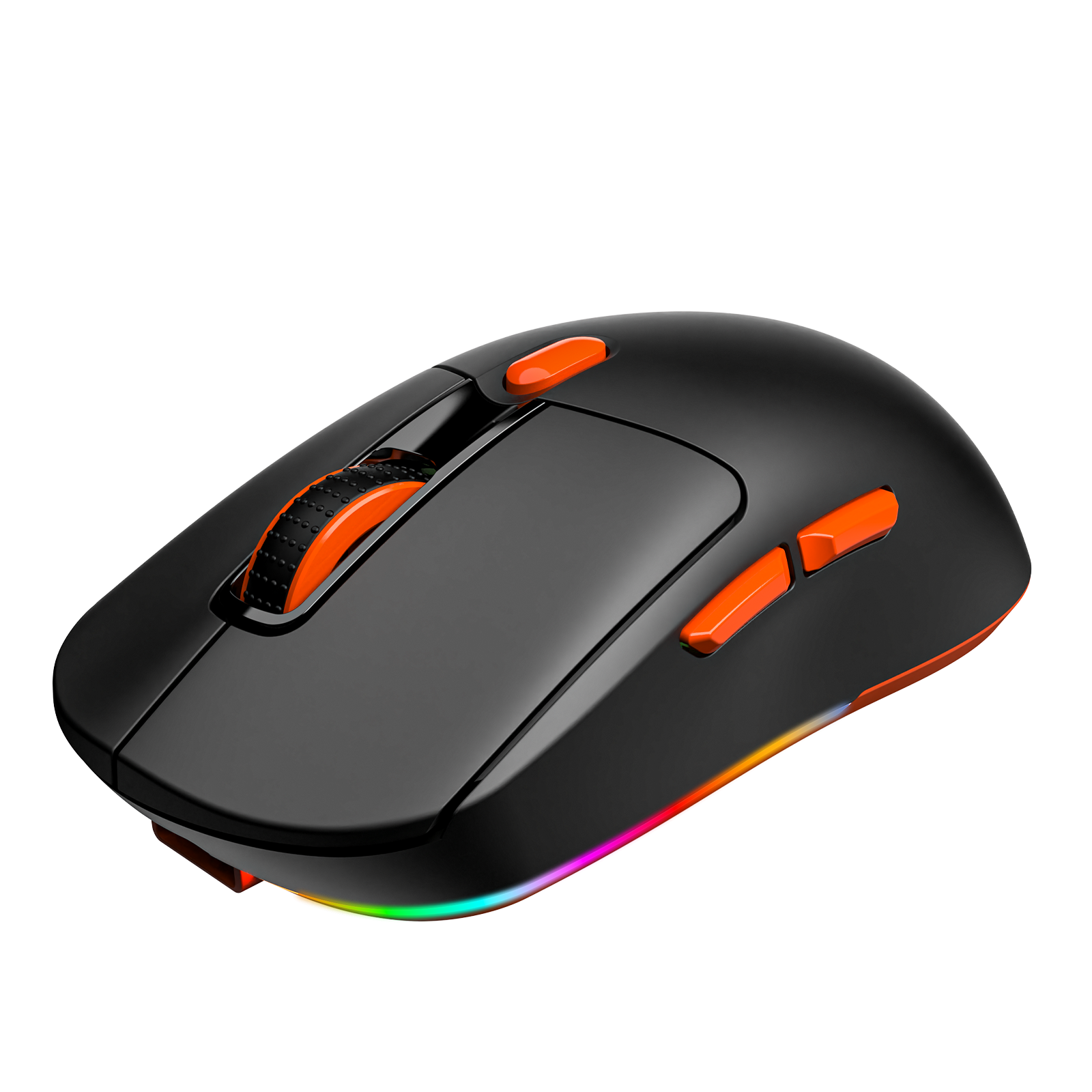 Mouse inalámbrico para juegos MEETION Air-GW38 de 3 modos, mouse ultraliviano de 8K DPI con agarre natural ergonómico, botones totalmente programables, software compatible con combinaciones de teclas y DPI