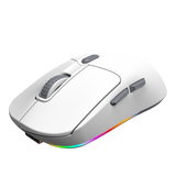 Mouse inalámbrico para juegos MEETION Air-GW38 de 3 modos, mouse ultraliviano de 8K DPI con agarre natural ergonómico, botones totalmente programables, software compatible con combinaciones de teclas y DPI