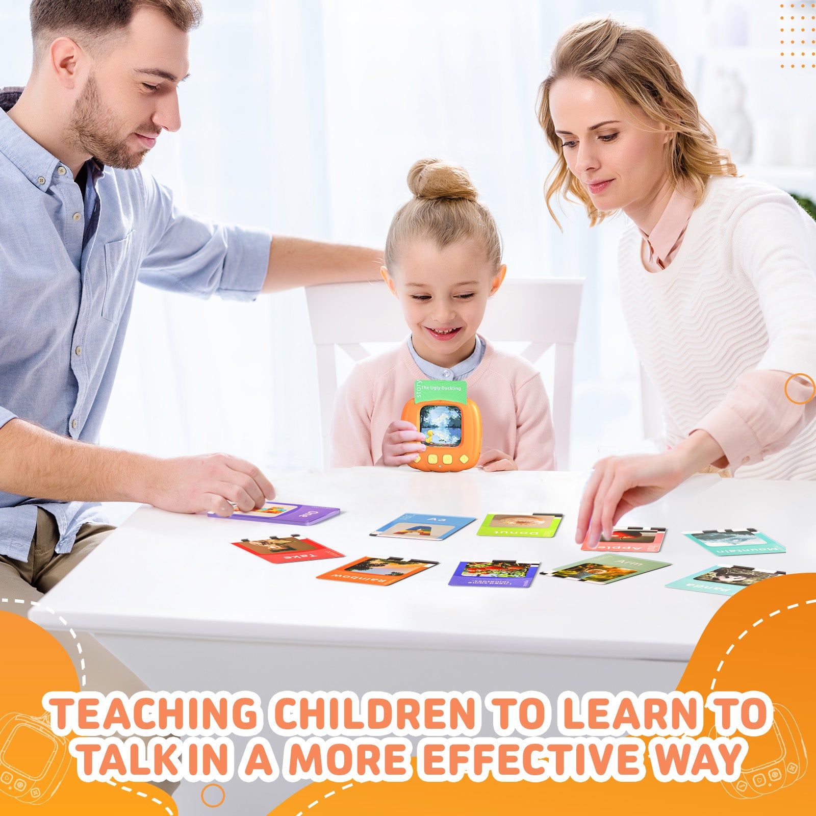 MEETION Talking Flash Cards for Toddler, Autism Sensory Toys for Autistic Children, Learning Educational Montessori Toys, Speech Therapy Toys, 203 Sight Words for Boys Girls Age 2-6 Years Kids Gifts