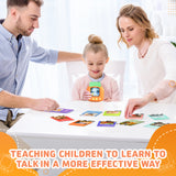 MEETION Talking Flash Cards for Toddler, Autism Sensory Toys for Autistic Children, Learning Educational Montessori Toys, Speech Therapy Toys, 203 Sight Words for Boys Girls Age 2-6 Years Kids Gifts